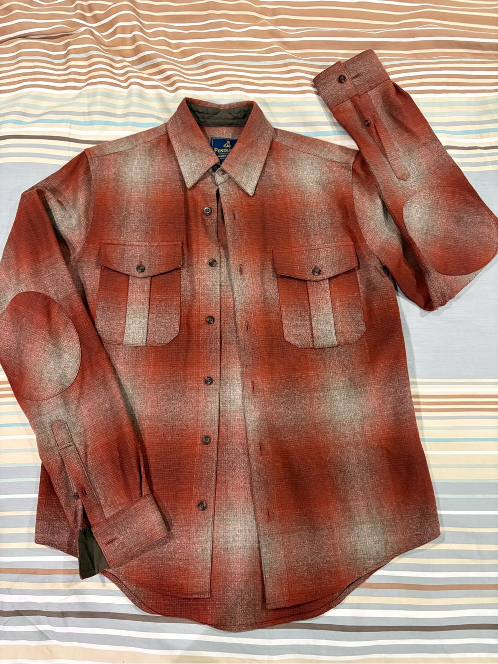 Archive Pendleton x Opening Ceremony Double Breasted Wool Flannel Shirt XS